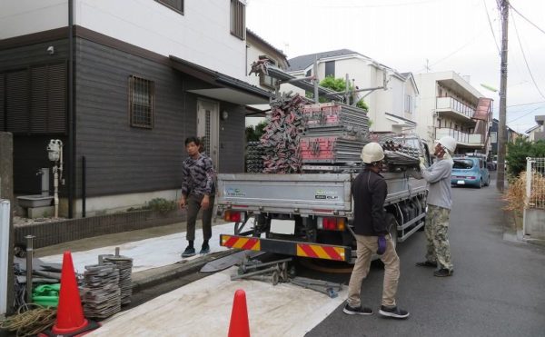外壁塗装 世田谷区Ｍ様邸 足場設置20200902IMG_4314