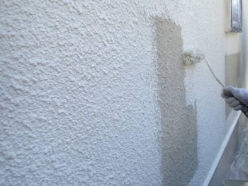 外壁塗装 世田谷区Ｈ様邸 外壁中塗り中2021020920601
