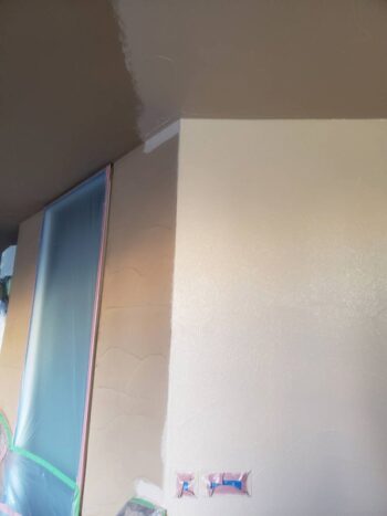 外壁塗装 世田谷区Ｔ様邸 外壁中塗り中2021013028653
