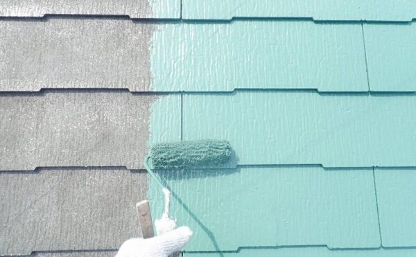 外壁塗装 世田谷区T様邸 屋根中塗り中2021052523194