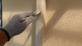 外壁塗装 世田谷区Y様邸 スリムダクト塗装中2021072324456