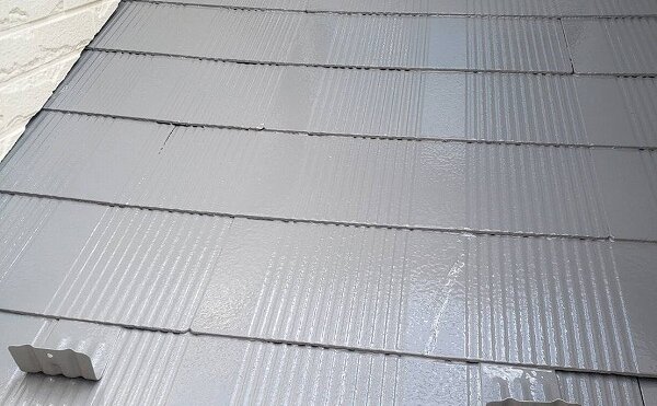 外壁塗装 世田谷区K様邸 下屋根塗装完了2021091532271