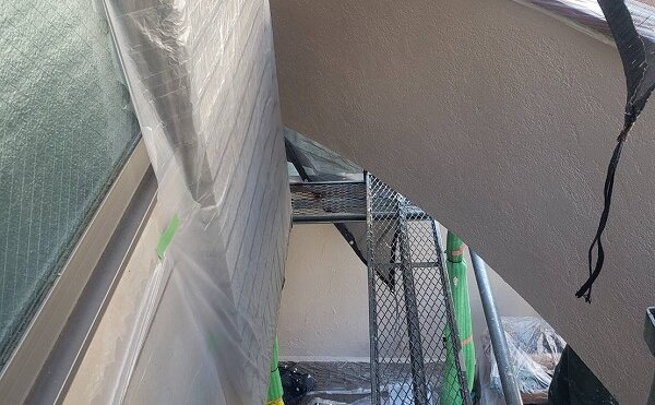 外壁塗装 世田谷区H様邸 外壁中塗り完了 2021102832790