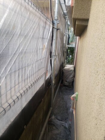 外壁塗装 世田谷区Y様邸 養生完了2022052435455