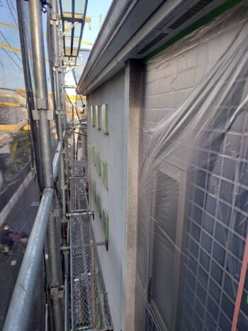 外壁塗装 世田谷区M様邸 養生完了 2023041327449