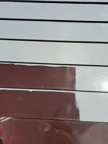 外壁塗装 練馬区K様邸 屋根中塗り中202304176247