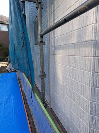 外壁塗装 狛江市S様邸 外壁下塗り完了 202307078549