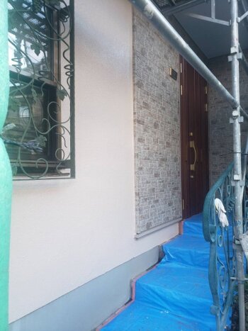 外壁塗装 世田谷区T様邸 外壁上塗り完了 2023091144541_0