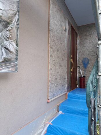 外壁塗装 世田谷区T様邸 養生完了 202309029852_0