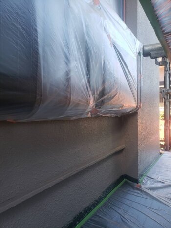外壁塗装 世田谷区T様邸 養生完了 2023090544440_0
