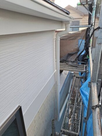 外壁塗装 三鷹市T様邸 雨樋・破風板塗装完了 2023101610781_0