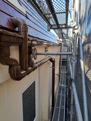 外壁塗装 板橋区T様邸 雨樋塗装完了 2024012913513_0