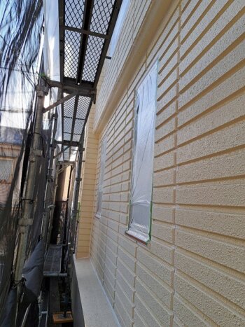 外壁塗装 板橋区T様邸 養生完了2024013013536_0