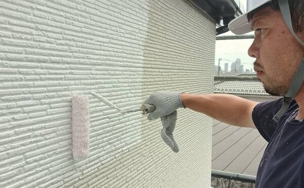 外壁塗装 練馬区Y様邸 外壁下塗り中 2025061626782_0