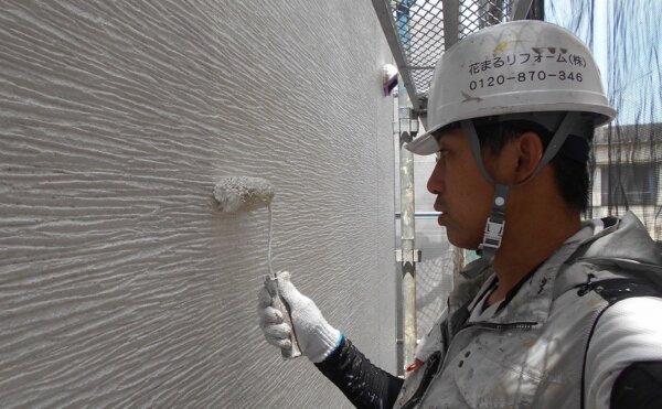 外壁塗装 世田谷区I様邸 外壁中塗り中20250701S__42246214_0
