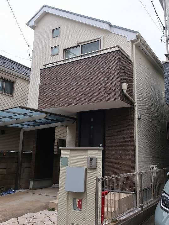 外壁塗装 世田谷区S様邸 施工後外壁全景20250712IMG_5763