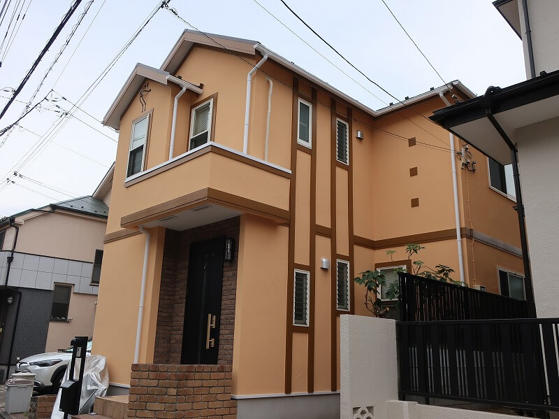 外壁塗装 杉並区Y様邸 施工後外壁全景 20250809IMG_6762