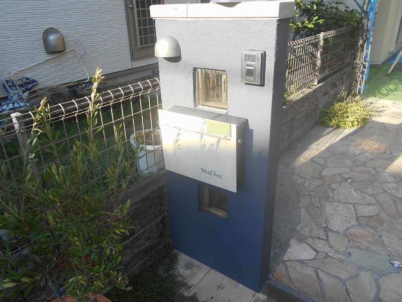 外壁塗装 世田谷区K様邸 門柱塗装完了 20250906S__43614236